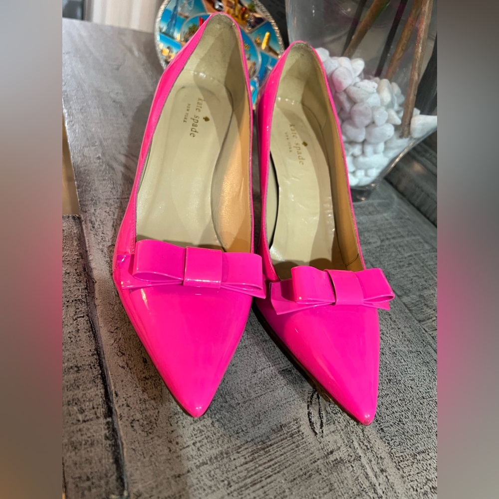 Kate Spade ♠️ Low-Heel Pump with Bow 🎀